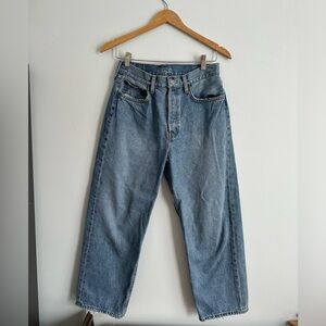 Etica Light Blue Straight Leg Jeans